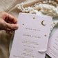 Moon & Stars Blush Invitation