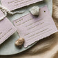 Moon & Stars Blush RSVP Card with Return Envelope