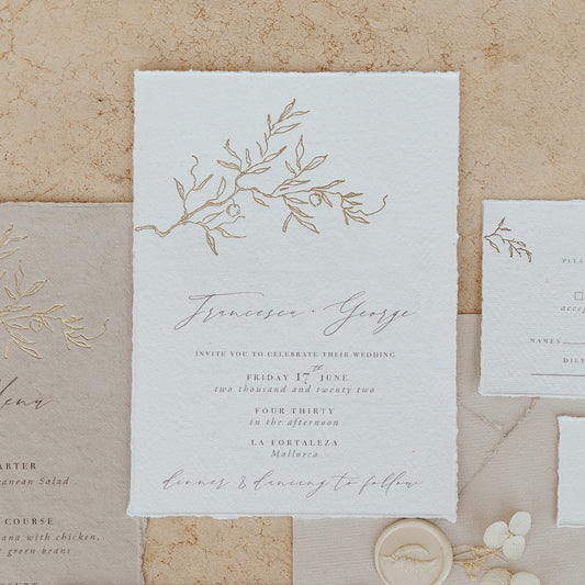 Oliviera Invitation