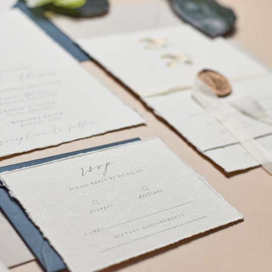 Palma RSVP Card with Return Envelope