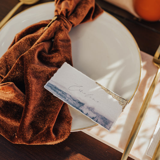 Santorini Place Cards