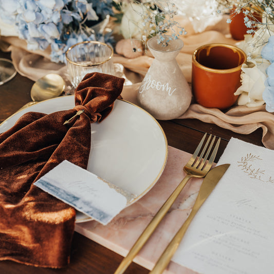 Santorini Place Cards