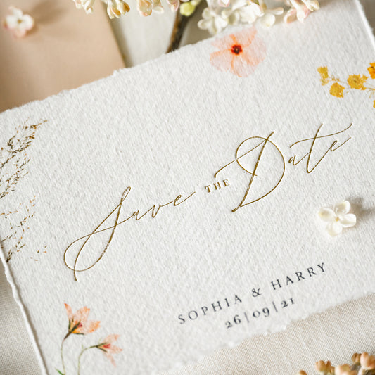 Boho Garden Save the Date