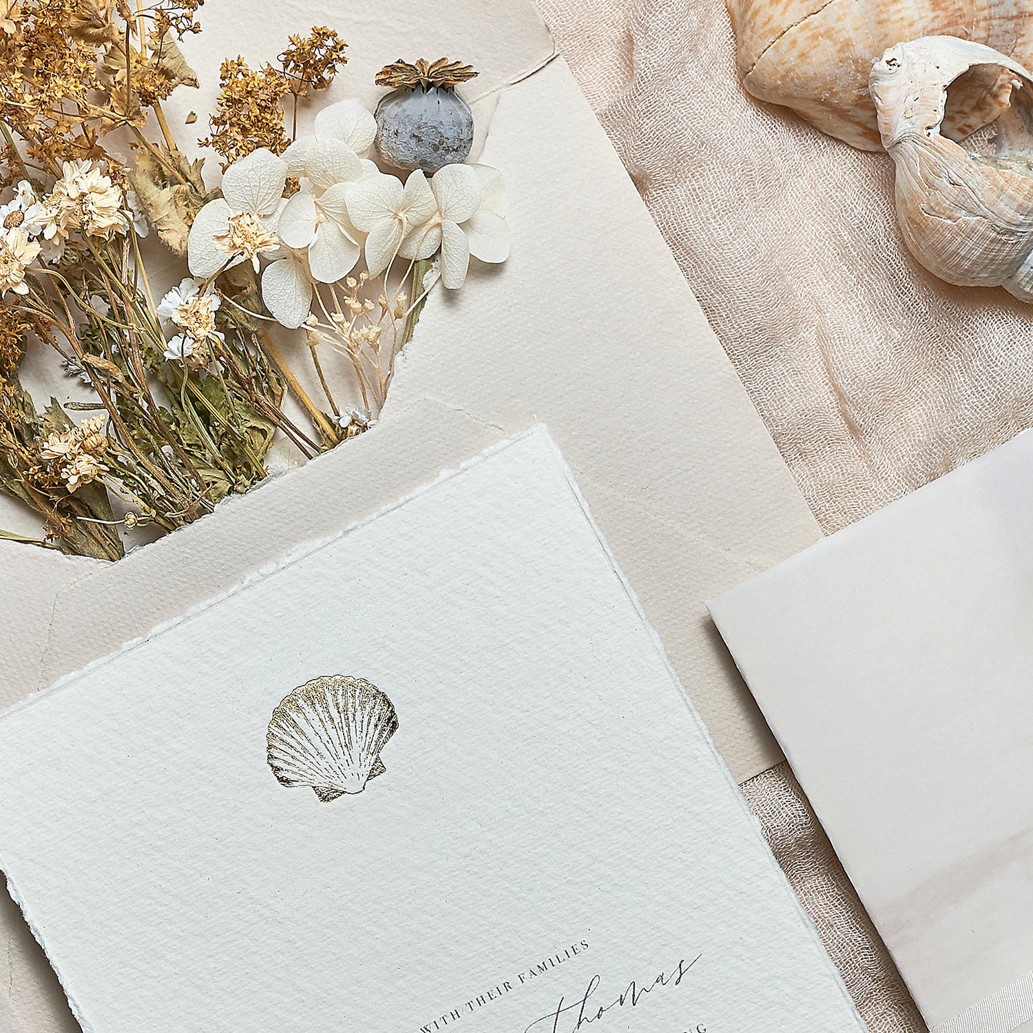 Shell Invitation – Paige & Co